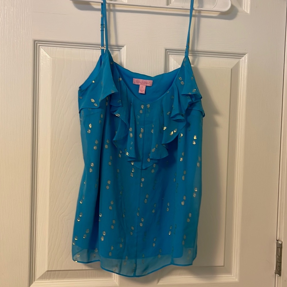 Lilly Pulitzer Ruffle tank top